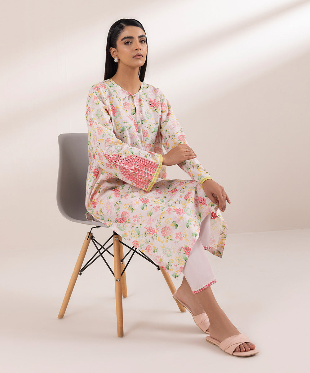 Embroidered Lawn Shirt