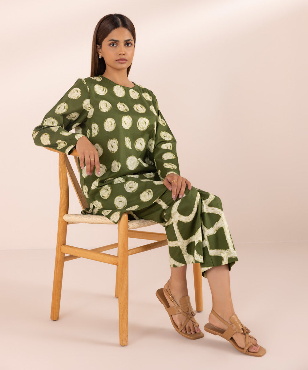 Printed Lawn Top