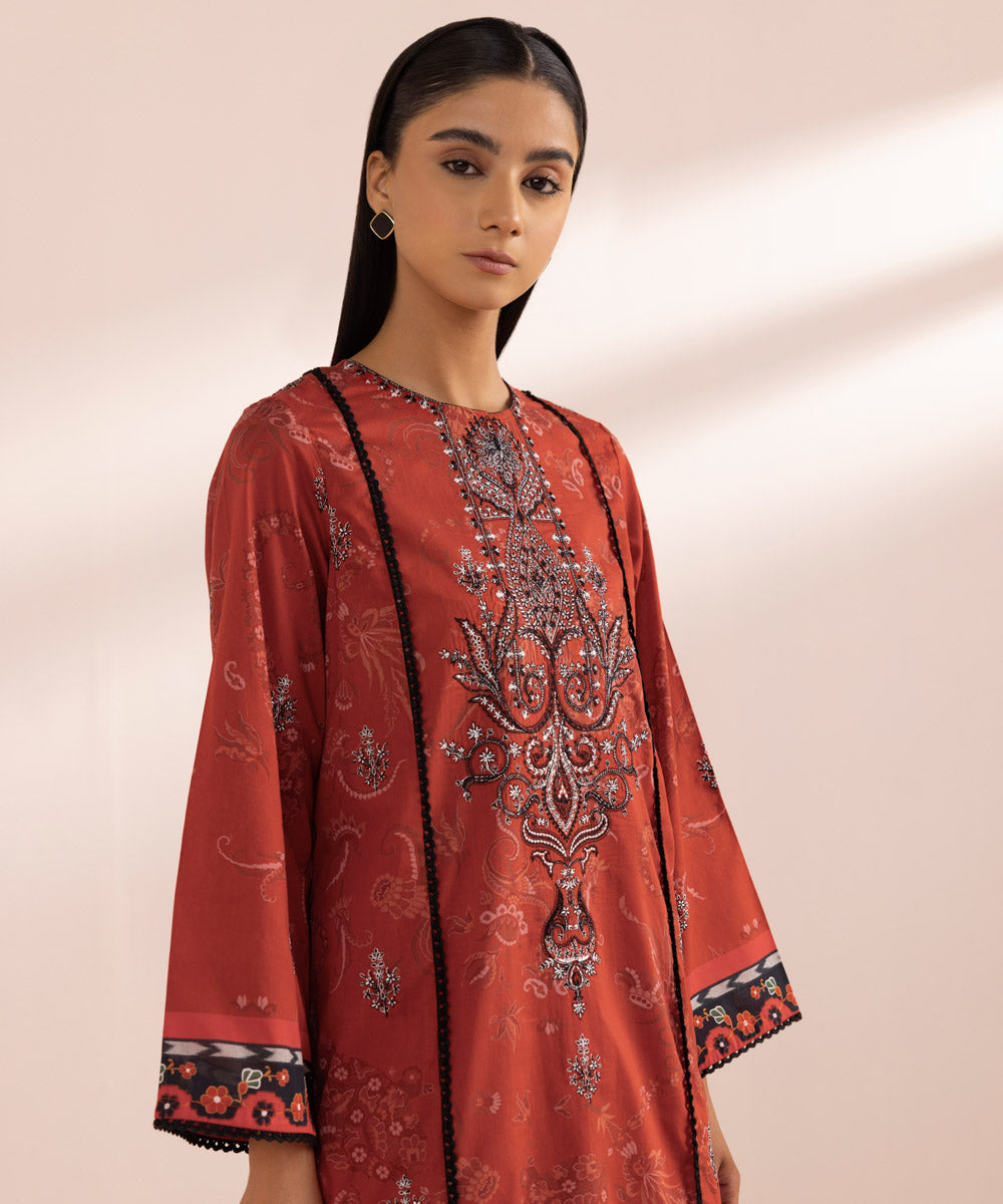 Embroidered Lawn Shirt