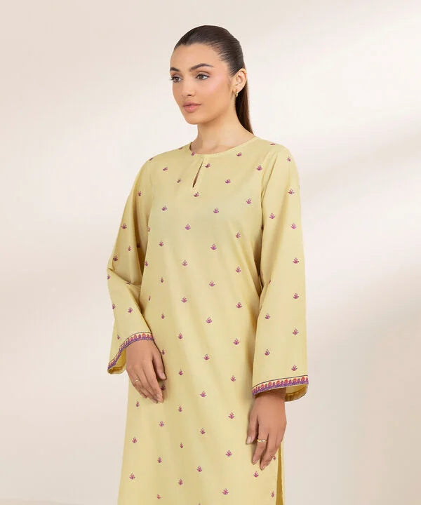 Embroidered Cambric Shirt