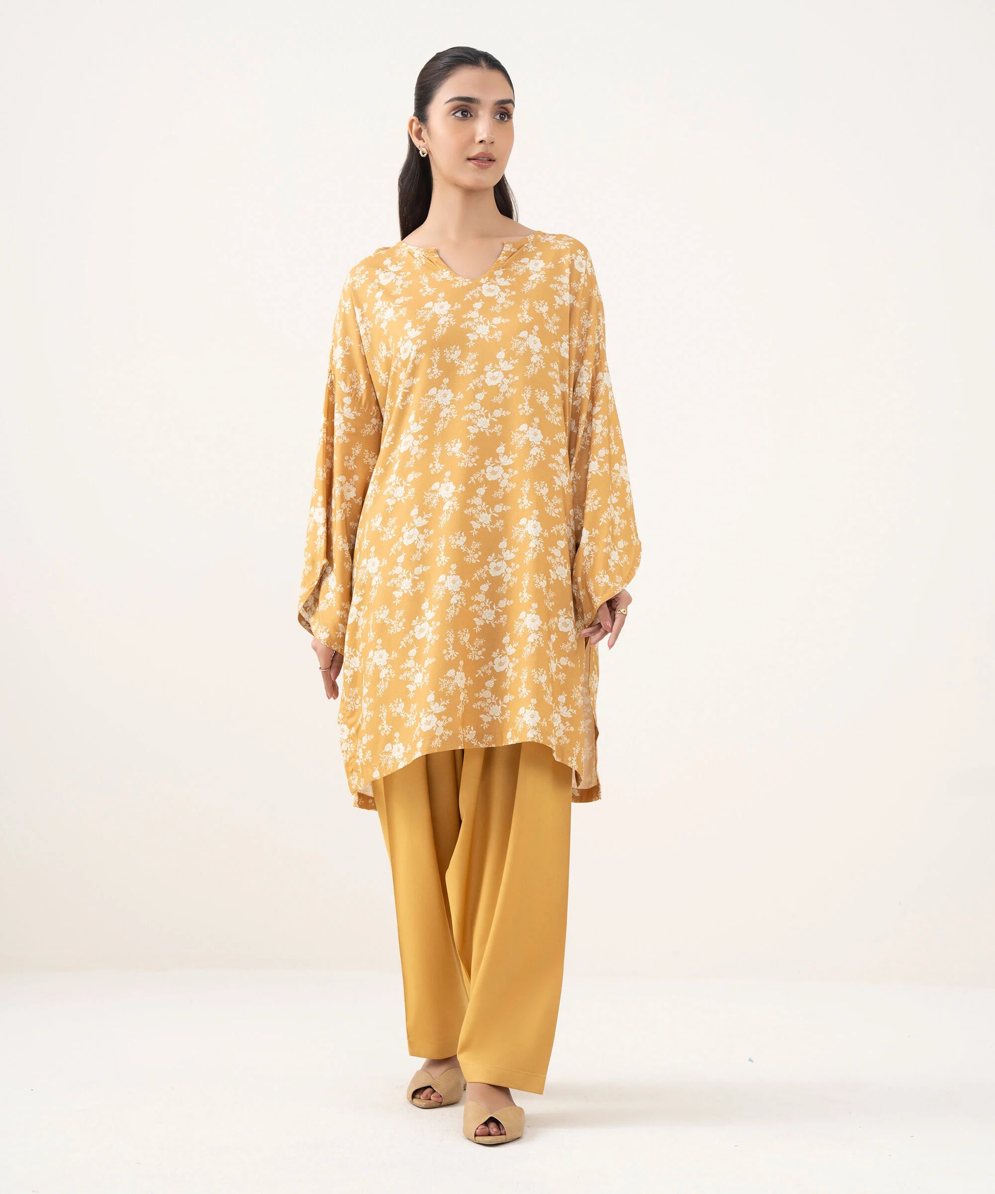 Printed Linen Viscose Shirt
