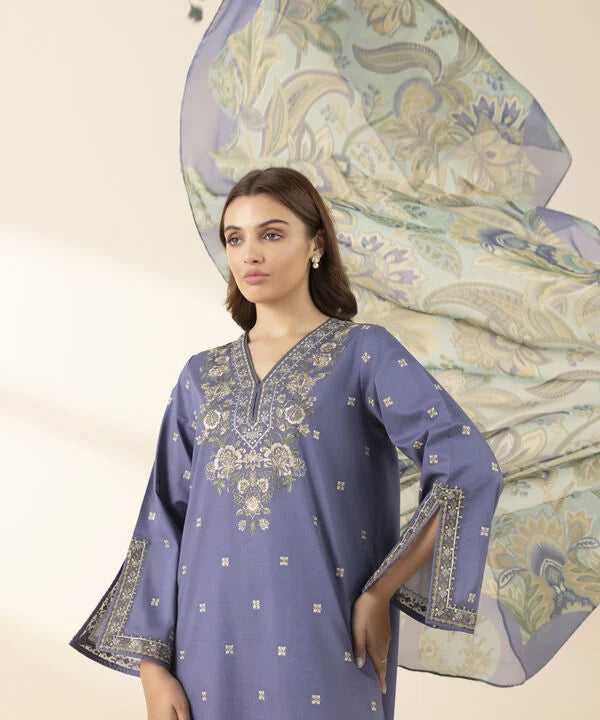 2 Piece - Embroidered Lawn Suit