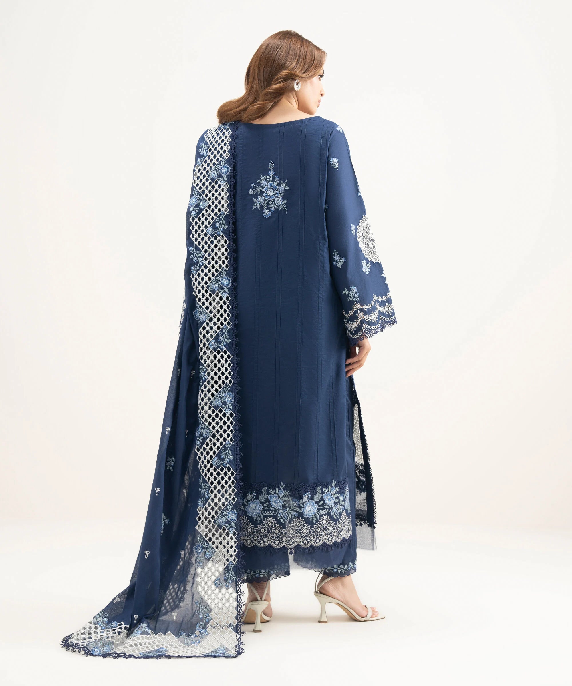 3 Piece - Embroidered Lawn Suit