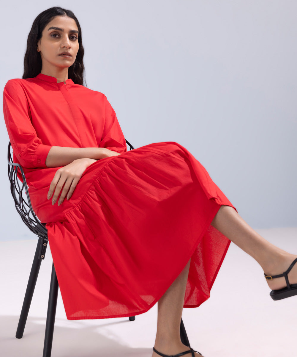 Cotton Tier Dress