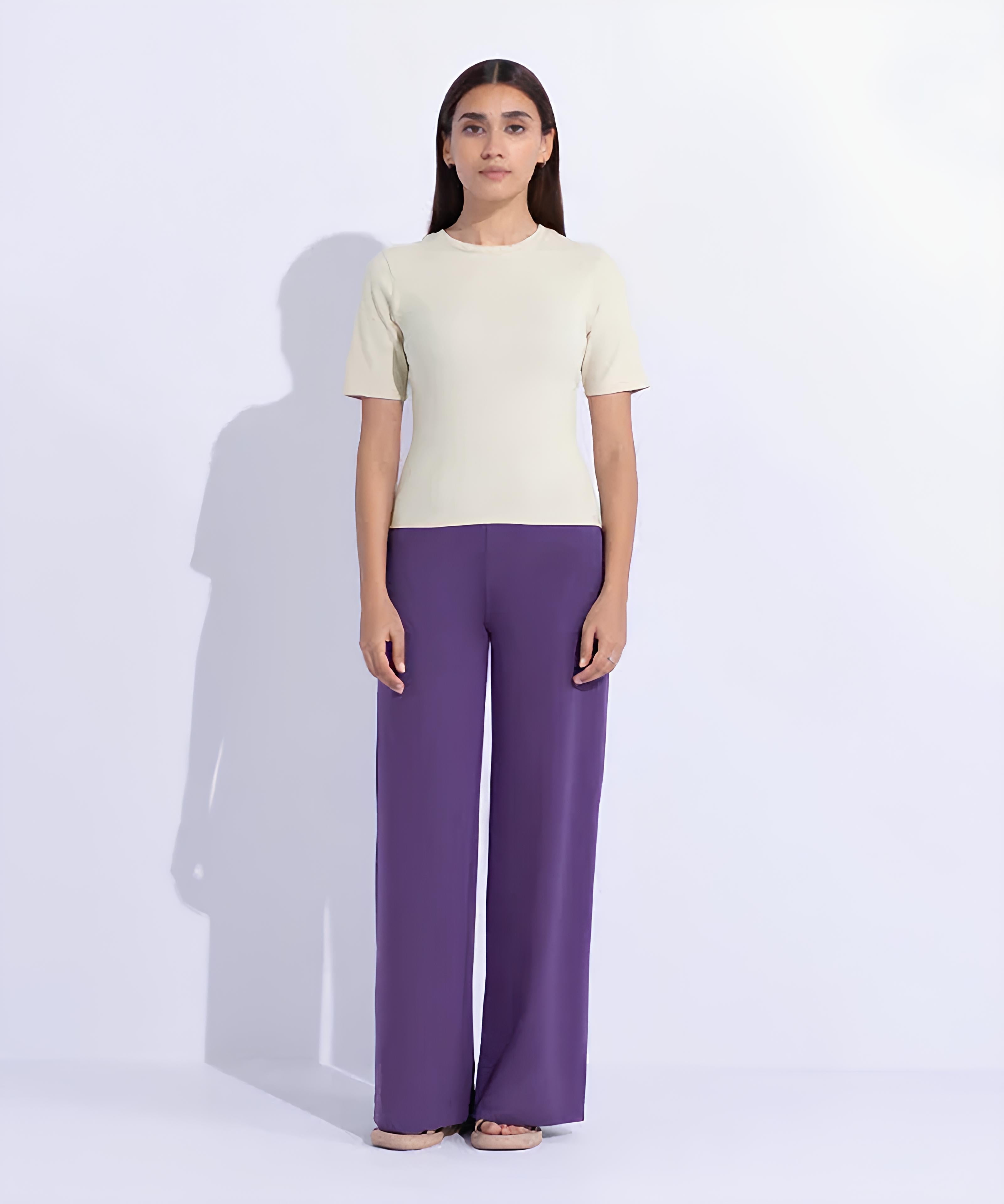 Slim Fit Ribbed Top